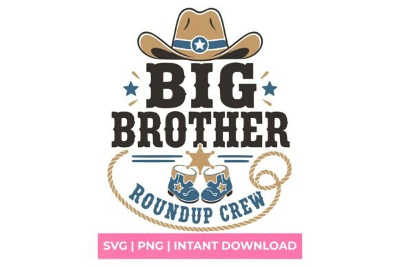 Big Brother Roundup Crew Cowboy SVG: A Brand Designer’s Honest Review for Marketing & T-Shirt Design Use