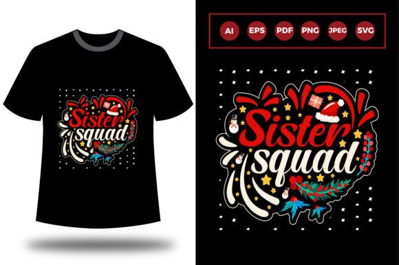 Christmas Day T Shirt, Mug & Sticker Graphics Freebie for Festive Branding