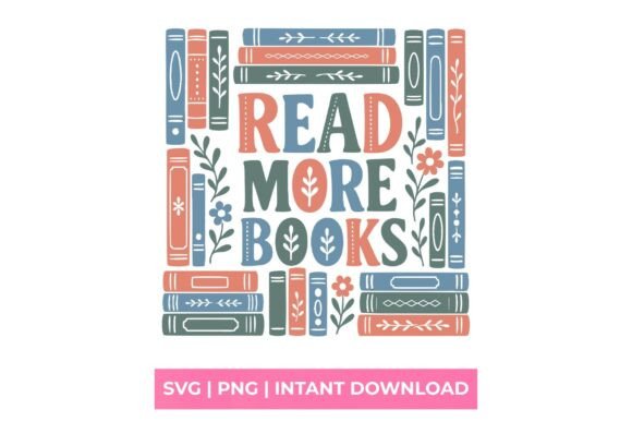 Read More Books Aesthetic SVG for T-Shirt Designs & Crafting Graphics