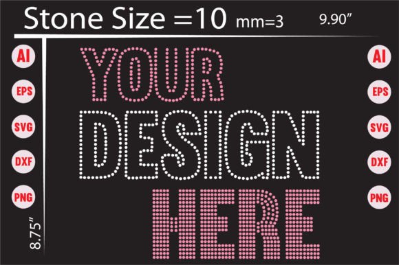 Rhinestone Templates for T-Shirt Designs: Sparkling Graphics for Content Publishers