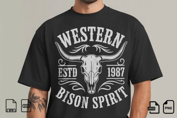 Western Bison Spirit Vintage T-Shirt Design: A Designer’s Real-World Review