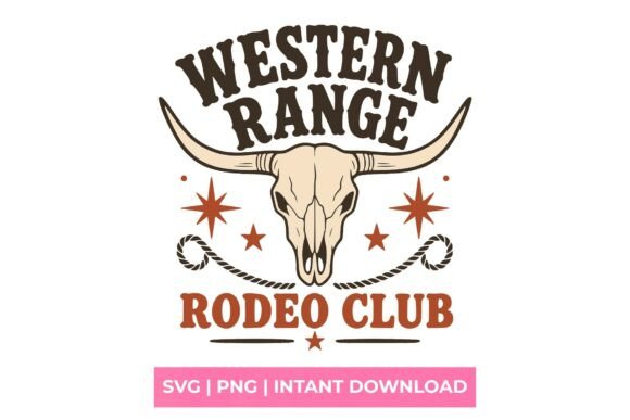 Western Range Rodeo Club SVG – Rustic Graphic Design for T-Shirt Designs & Local Branding